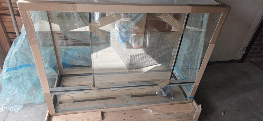 Maatwerk terrarium 120x50x90, Dieren en Toebehoren, Reptielen en Amfibieën | Toebehoren, Ophalen, Zo goed als nieuw, Terrarium of Paludarium
