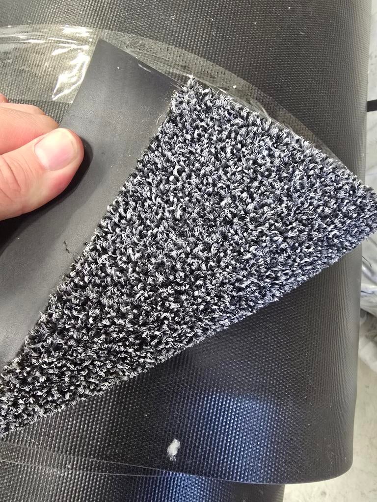 MEGA AANBIEDING: Antraciet Schoonloopmat 125cm breed, 100 tot 150 cm, Rond, Ophalen of Verzenden, Nieuw