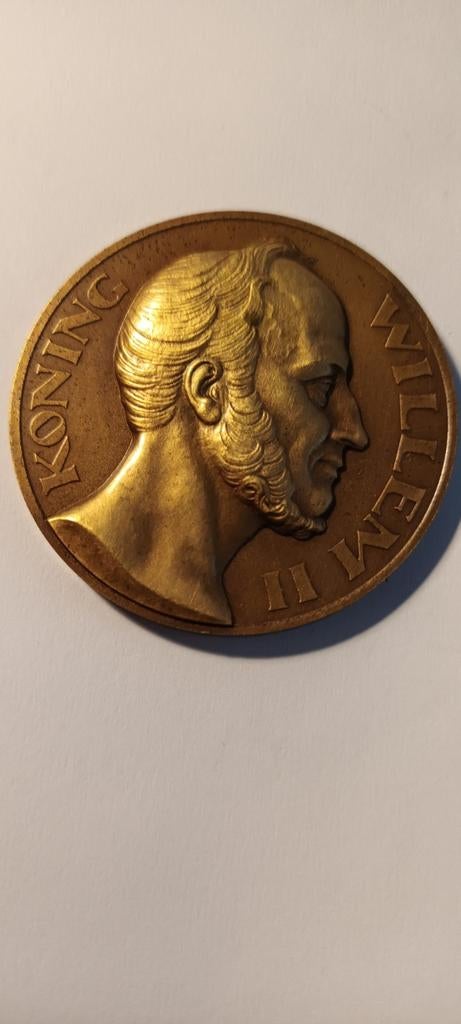 Historische penning Koning Willem III (1792-1849), Postzegels en Munten, Munten | Nederland, Ophalen of Verzenden, Koning Willem III