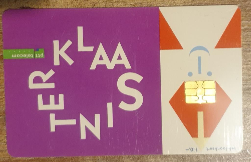 Telefoonkaart Sinterklaas paars gebruikt, Ophalen of Verzenden, Nederland