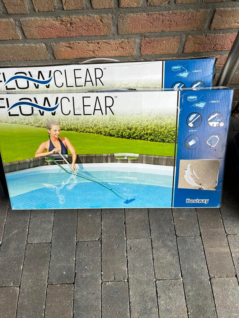 Bestway - zwembad schoonmaakset - stofzuiger - schepnet -, Tuin en Terras, Zwembad-toebehoren, Ophalen of Verzenden, Nieuw, Overige typen