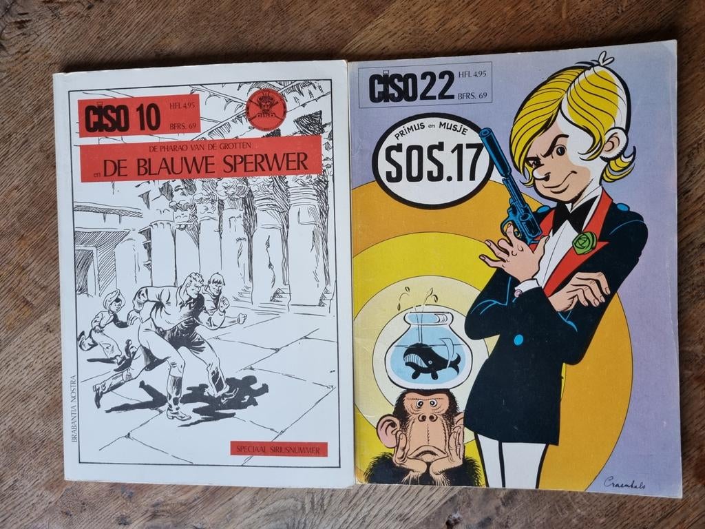Ciso  boekjes 2 stuks, Meerdere stripboeken, Ophalen of Verzenden, Gelezen