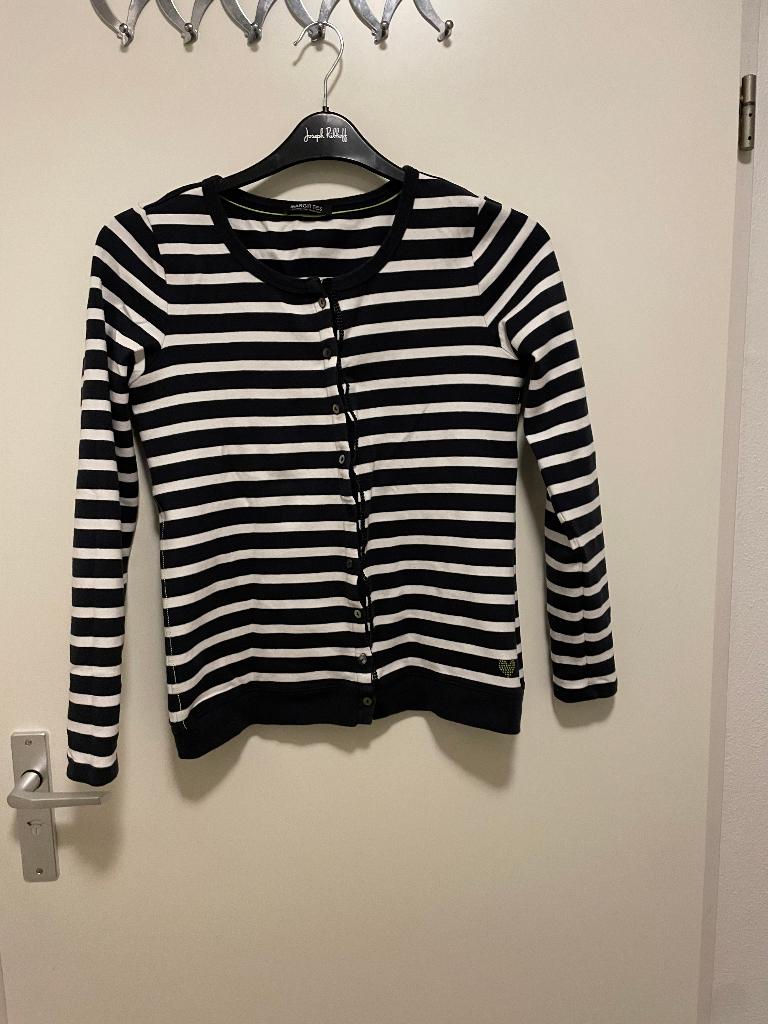 Vest Margittes blauw wit maat 40, Kleding | Dames, Maat 38/40 (M), Blauw, Margittes, Ophalen of Verzenden