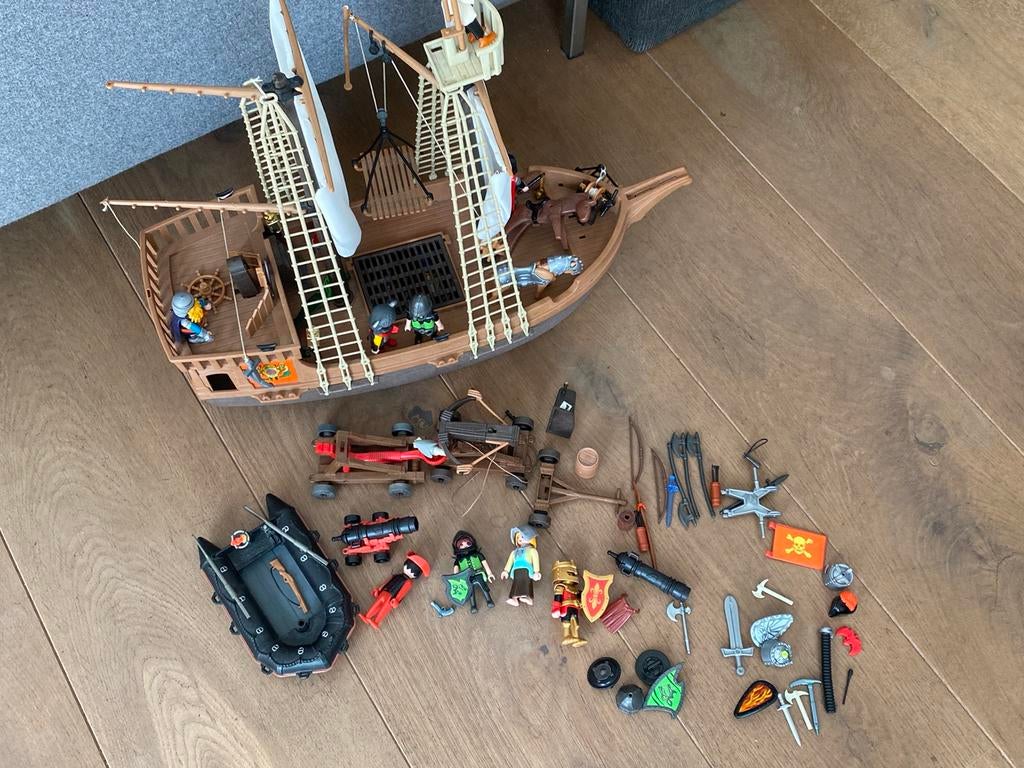 Playmobil piratenschip, Ophalen, Gebruikt
