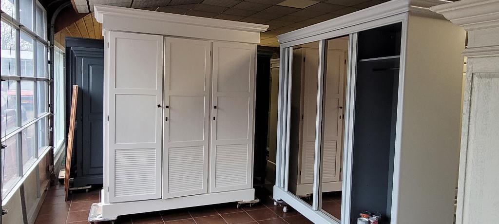 Linnenkasten, kledingkasten brocante kasten, slaapkamerkast, Antiek en Kunst, Antiek | Meubels | Kasten, Ophalen