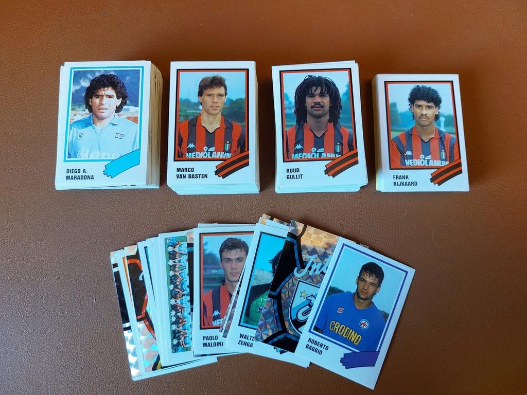 calcio flash no panini 1989 complete set maradona van basten, Verzamelen, Ophalen of Verzenden, Zo goed als nieuw, Buitenlandse clubs