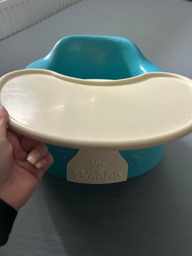 Bumbo Babyzitje met Afneembaar Eetblad - Blauw, Ophalen of Verzenden, Gebruikt, Overige typen, Afneembaar eetblad