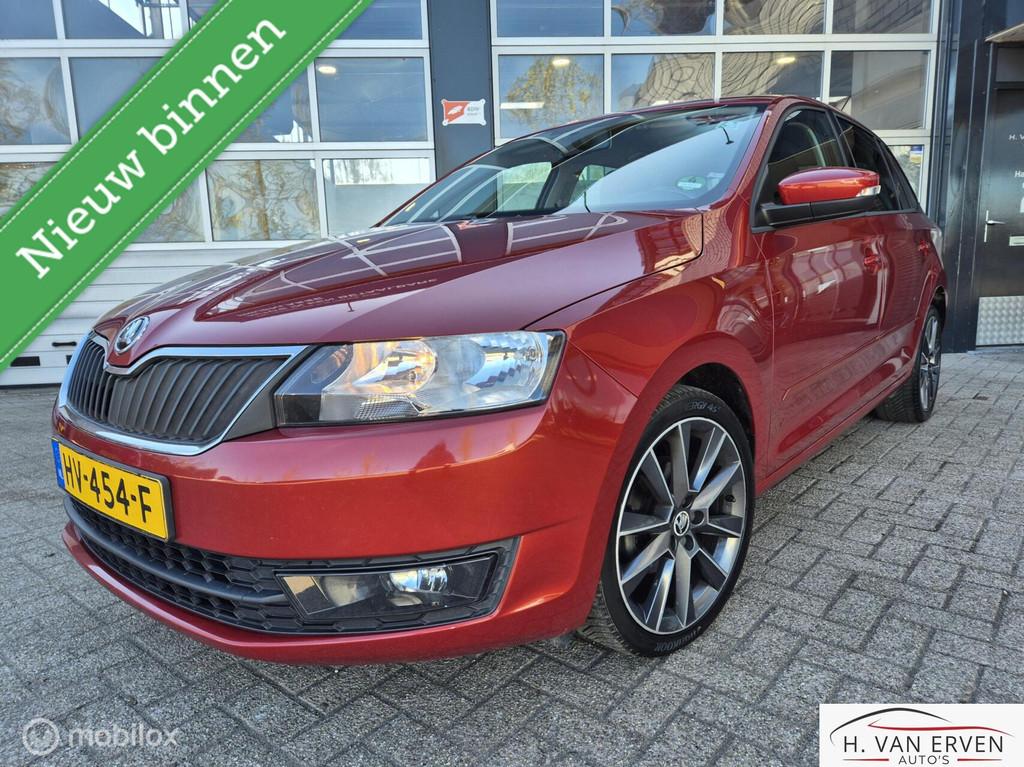 Skoda Rapid 1.2 TSI NAVI DEALERONDERHOUDEN PDC 17" NAP, Auto's, Euro 6, 49 €/maand, Origineel Nederlands, Bedrijf