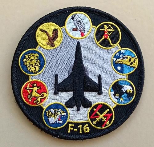 patch KLu F-16, Ophalen of Verzenden, Luchtmacht, Nederland, Embleem of Badge