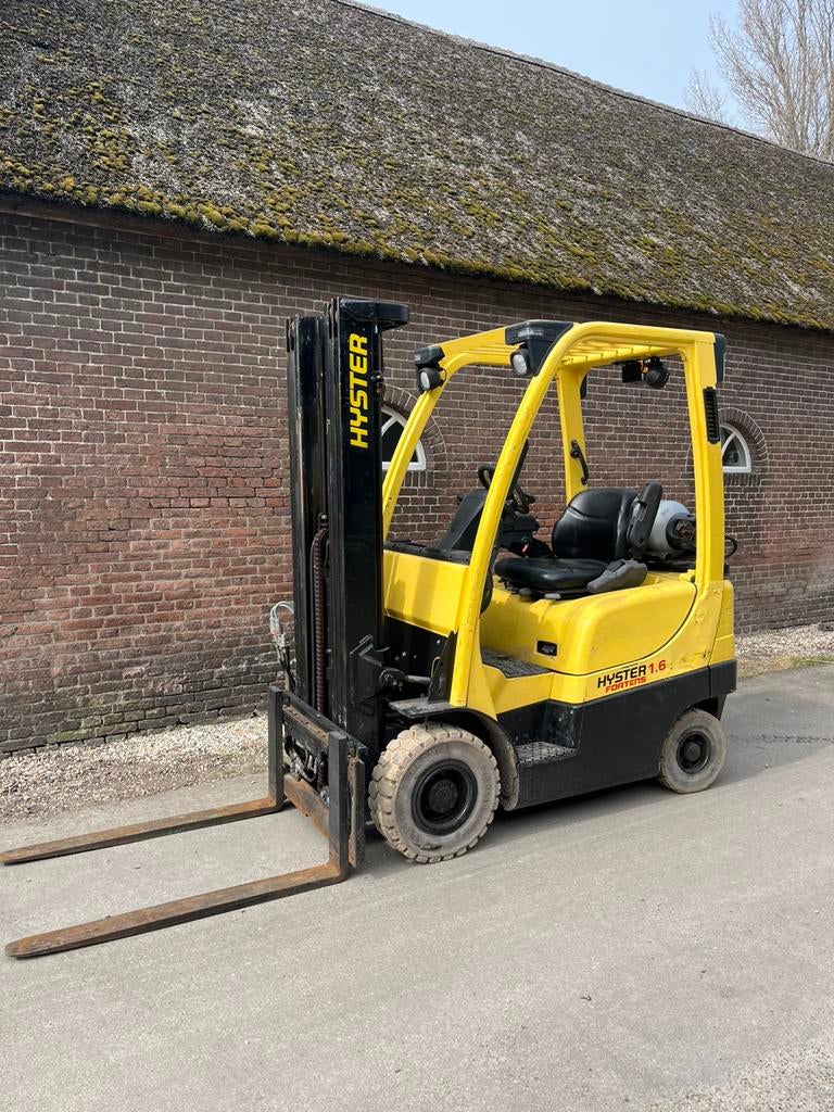 Hyster 16 fortens triplex 5m sideshift freelift lpg netjes!✅, Ophalen of Verzenden, LPG, Heftruck