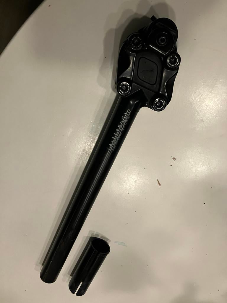 Verende zadelpen 31.6 mm care creek + verloop bus care creek, Fietsen en Brommers, Fietsonderdelen, Gebruikt, Overige typen, Ophalen of Verzenden