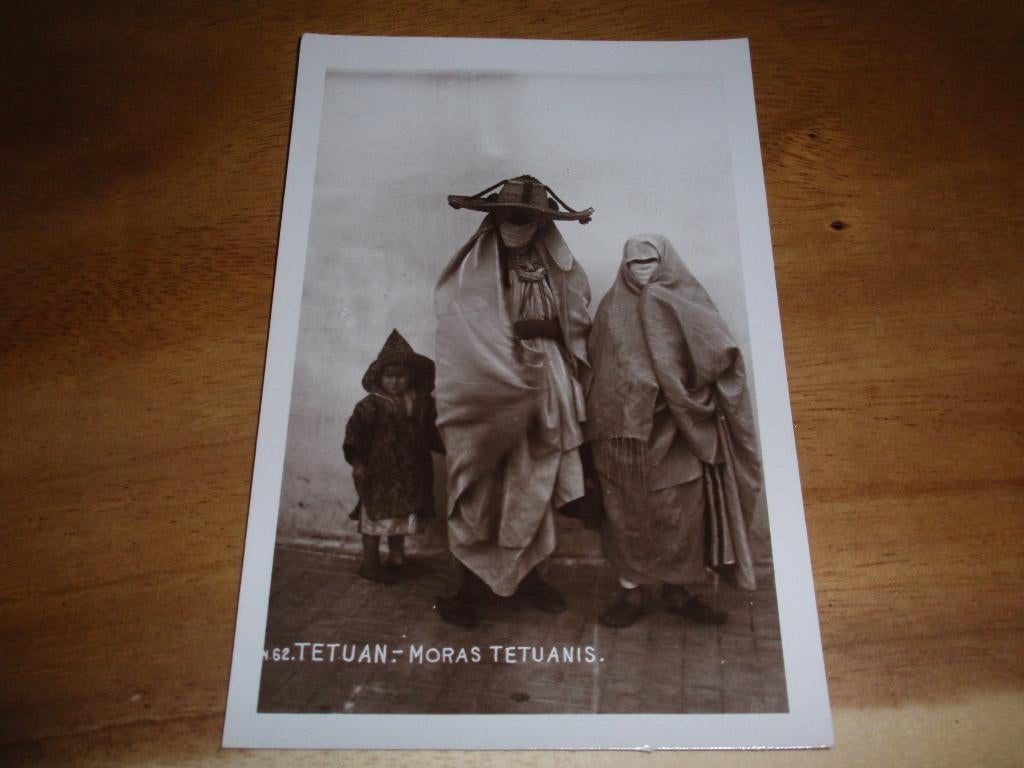 Marokko Tetuan Traditioneel Bedekte Vrouwen Tetouan Boerka, Verzenden, Voor 1920, Ongelopen, Buiten Europa