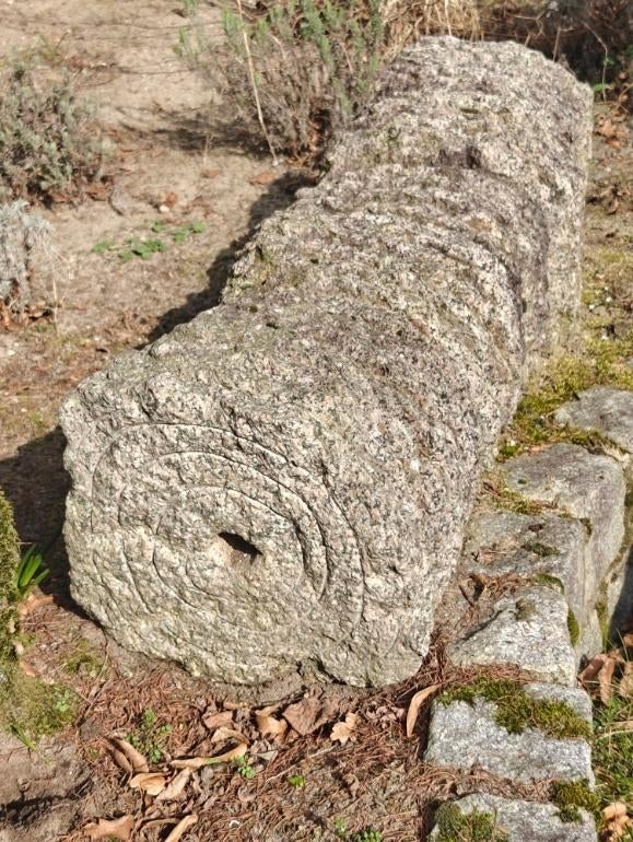 Tuin fontein / zuil / waterornament / graniet, 100 cm, Ophalen, Gebruikt, Graniet, Fontein