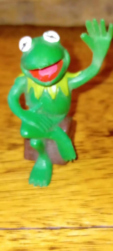 Kermit de Kikker figuur met koffer, Ophalen of Verzenden, Gebruikt