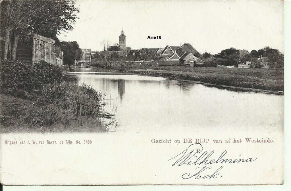 De Rijp, Verzenden, Voor 1920, Gelopen, Noord-Holland