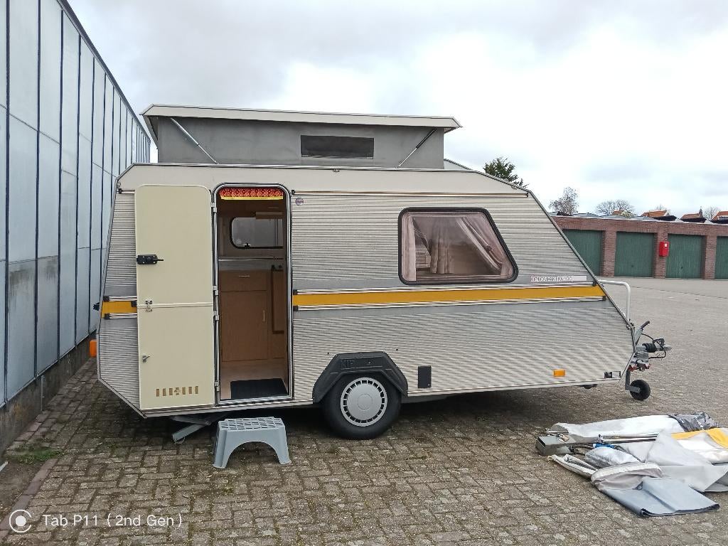 Kip KK400 hefdak met originele voortent, Kip, Treinzit, Tot en met 3, Particulier