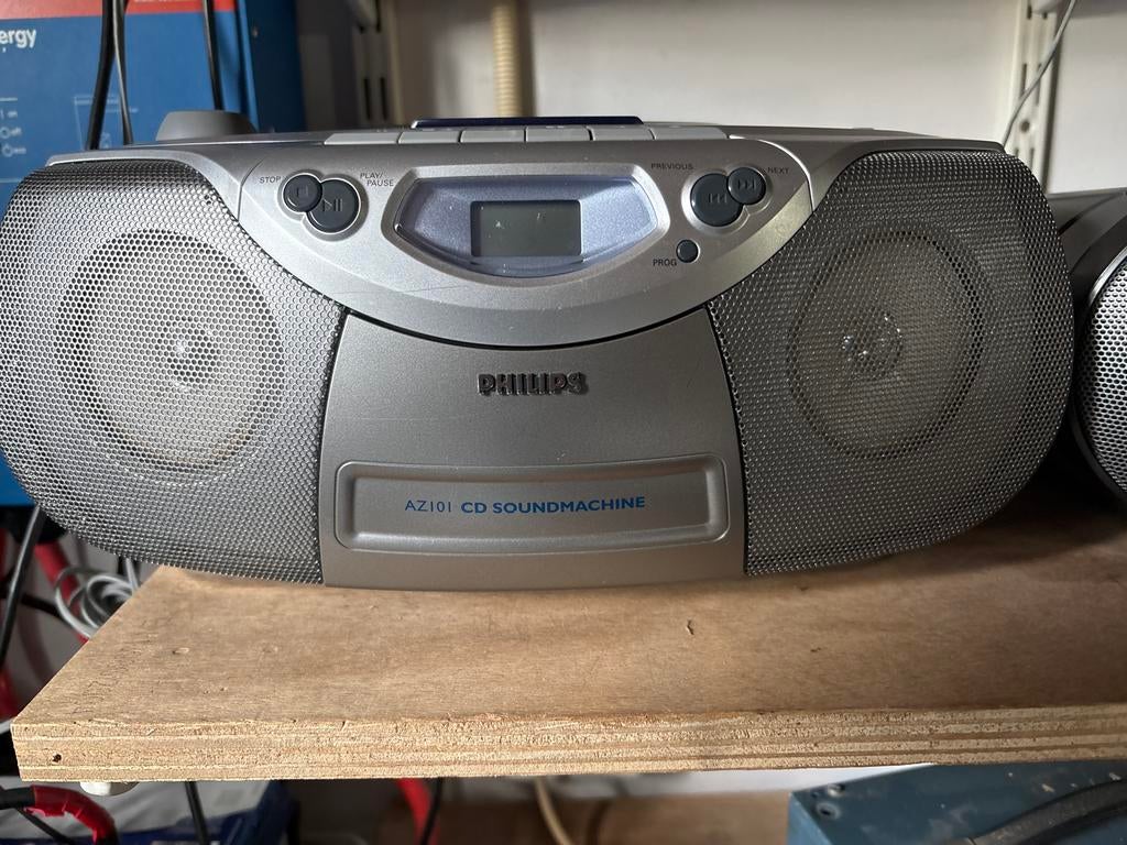 Philips AZ101 CD Soundmachine, Ophalen of Verzenden, Gebruikt, Philips, Draagbaar