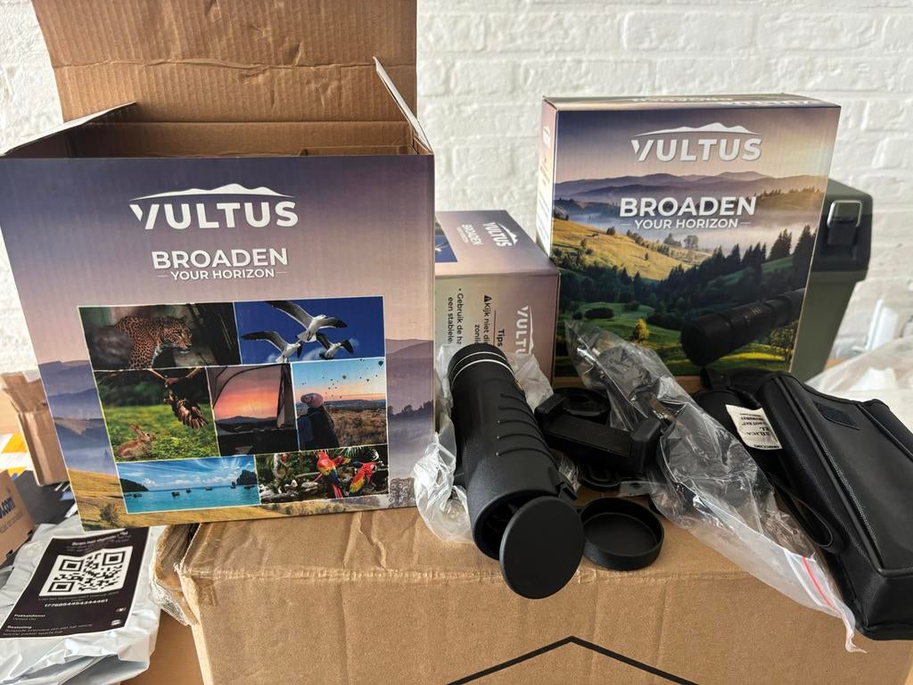 Vultus monokijker 10x42 nieuw, Overige typen, Nieuw, Ophalen of Verzenden, 8 tot 12x