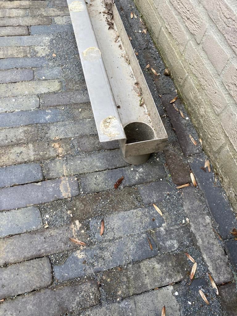 Rvs bakgoot, Doe-het-zelf en Verbouw, Ophalen, Zo goed als nieuw, Overige metalen