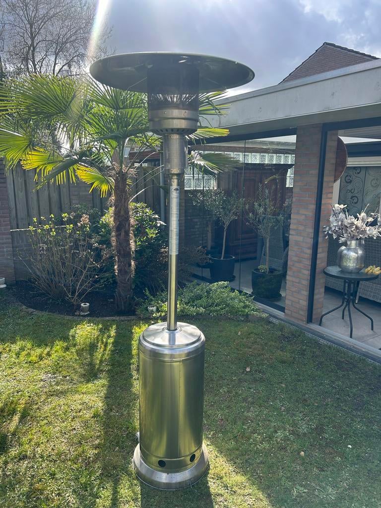 Terrasheater - Buitenverwarming op gas, Tuin en Terras, Terrasverwarmers, Ophalen, Gebruikt, Gas, Vloer