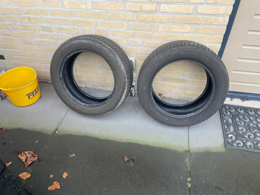 2 Goodyear all season banden, Ophalen, 16 inch, 205 mm, All Season