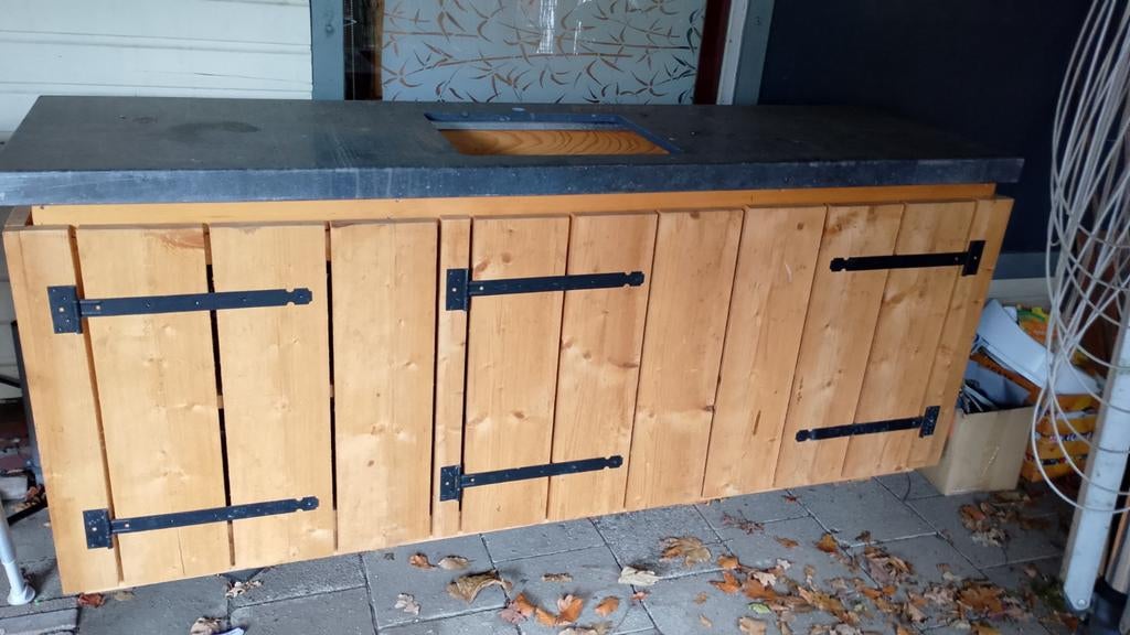 Buiten keuken met betonnen blad, Tuin en Terras, Buitenkeukens, Ophalen