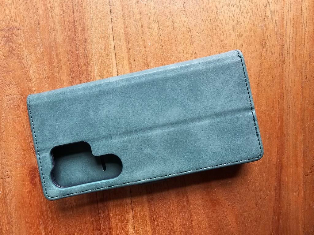 Bookcase hoesje Samsung S23 Ultra - Groen (Nieuw), Telecommunicatie, Mobiele telefoons | Hoesjes en Frontjes | Samsung, Ophalen of Verzenden