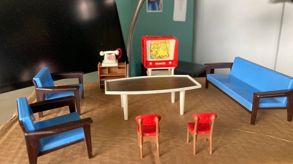 Jaren 60, Verzamelen, Poppenhuizen en Toebehoren, Ophalen of Verzenden, Zo goed als nieuw, Poppenhuis