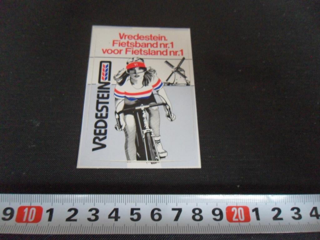 sticker VREDESTEIN Fietsband nr 1  Molen Fiets BUA132, Ophalen, Zo goed als nieuw, Sticker
