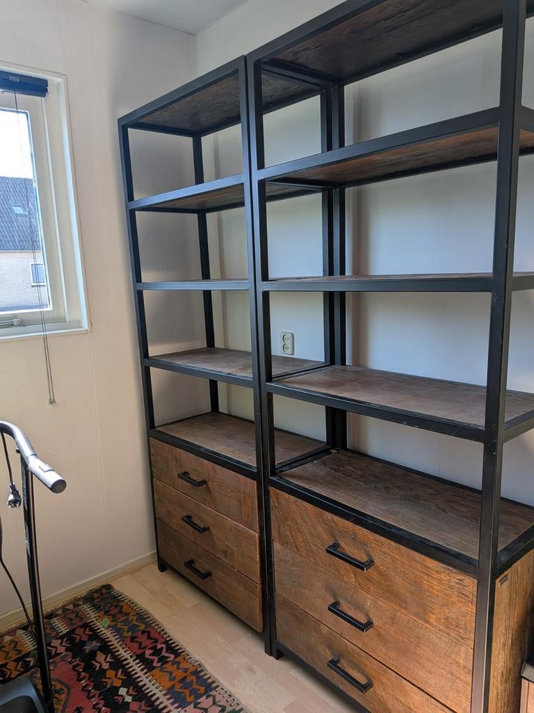 Goossens houten kasten met lades, Ophalen, Zo goed als nieuw, 25 tot 50 cm, 50 tot 100 cm