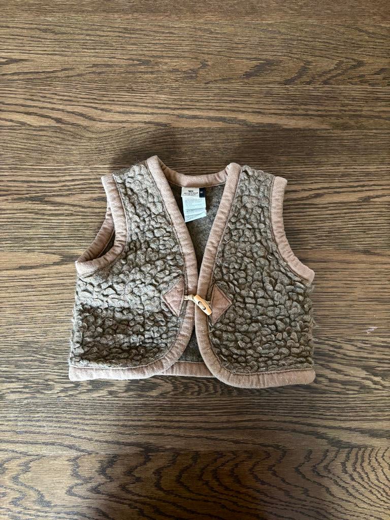 Alwero bodywarmer Alpen Junior Bark Bruin XS, Ophalen of Verzenden, Gebruikt, Jongetje of Meisje