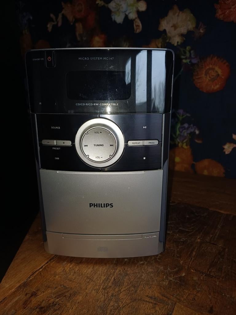 Philips Micro Systeem MC147 CD/Radio HIFI Set, Philips, Gebruikt, Ophalen of Verzenden, Microset
