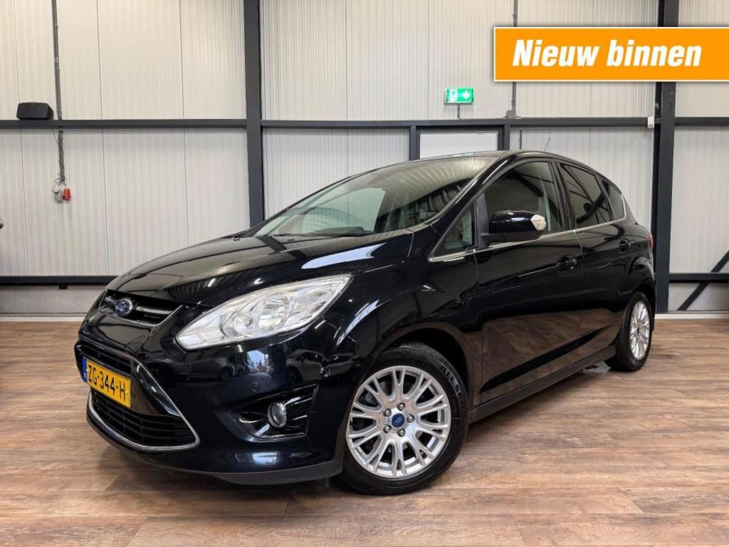 Ford C-max 1.6 EcoBoost Titanium / CLIMA / CRUISE / PDC /, Voorwielaandrijving, 4 cilinders, 150 pk, Zwart