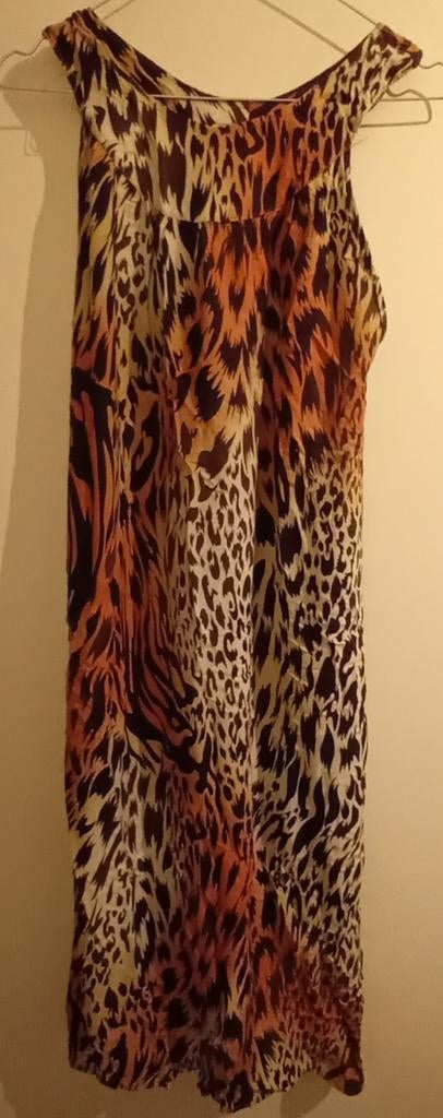 Batik Huisjurk met Dierenprint - Comfortabel & Stijlvol, Maat 38/40 (M), Overige kleuren, Gedragen, Onder de knie