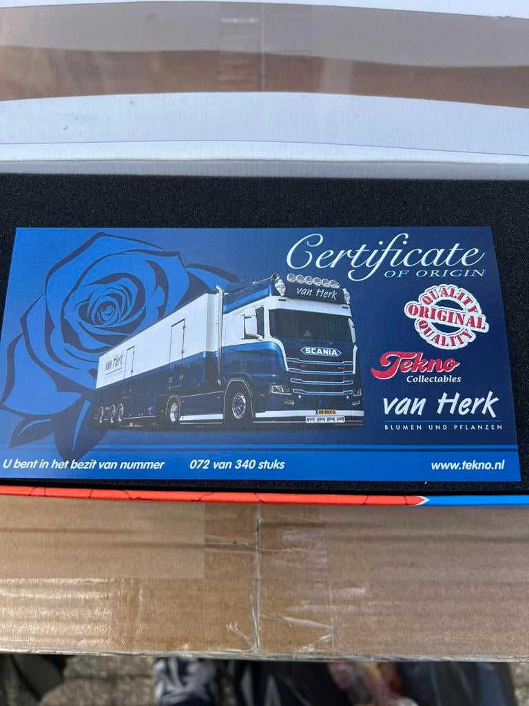Tekno scania  v herk, Ophalen of Verzenden, Nieuw, Bus of Vrachtwagen, Tekno
