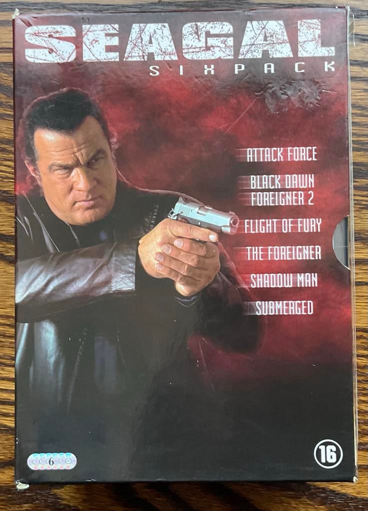 Steven Seagal Sixpack DVD Boxset - 6 Actiefilms, Cd's en Dvd's, Dvd's | Actie, Zo goed als nieuw, Actie, Boxset, Vanaf 16 jaar