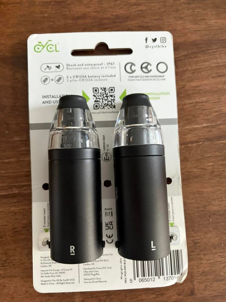 Winglights Next, Waterbestendig, Nieuw, Ophalen of Verzenden, Batterij