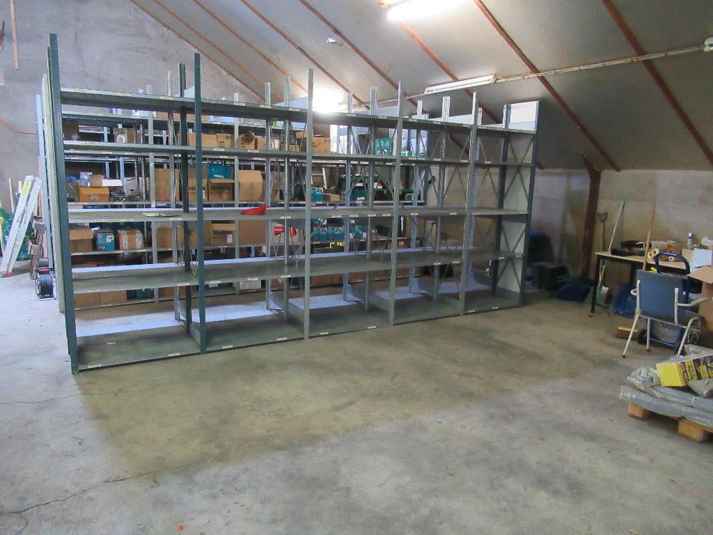 Dexxion Dubbele Magazijnstelling 5M, Zakelijke goederen, Kantoor en Winkelinrichting | Magazijn, Stelling en Opslag, Ophalen, Dexxion