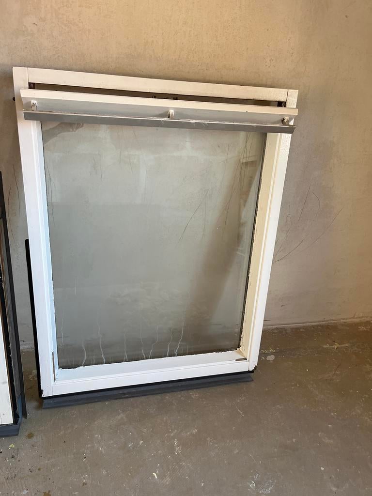 Kiepraam te koop - lek raam, Ophalen, Gebruikt, 80 tot 120 cm, Dubbelglas