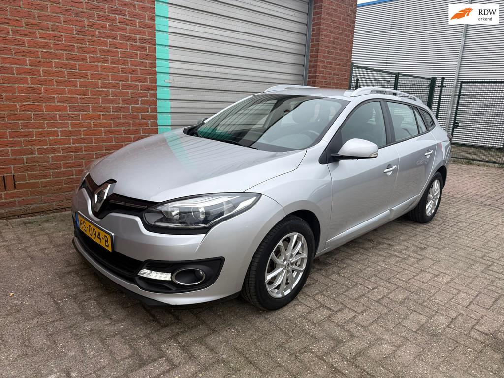 Renault Mégane Estate 1.5 dCi Limited NAV.+ Clima Bj:2015, Voorwielaandrijving, Euro 5, Gebruikt, 4 cilinders