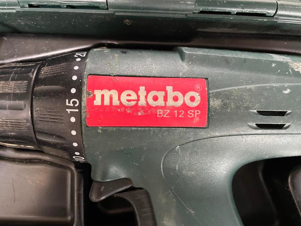 Metabo accu boormachine, Ophalen of Verzenden, Gebruikt, Boor- en Schroefmachine