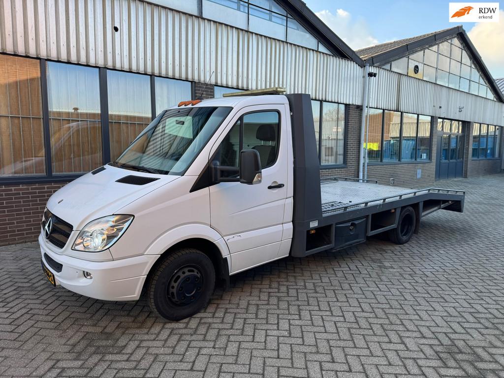 Mercedes-Benz Sprinter 318 3.0 CDI 432 Oprijwagen, Automaat, Achterwielaandrijving, Gebruikt, Zwart