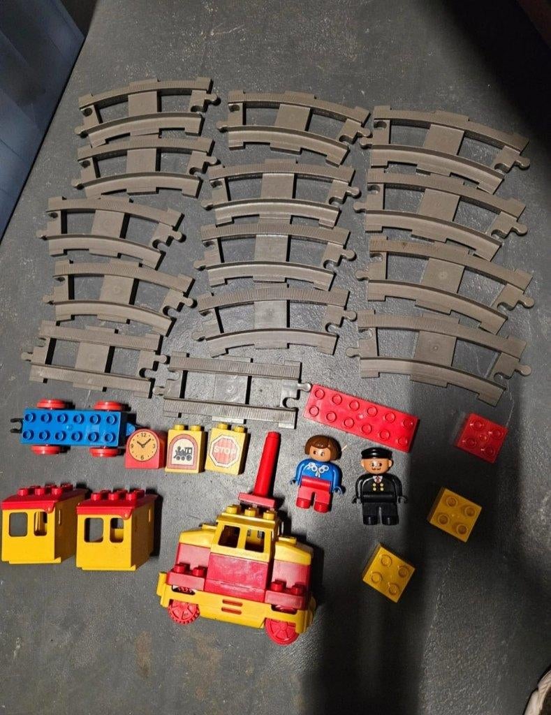 Duplo 2741 Elektrische trein (defect), Kinderen en Baby's, Speelgoed | Duplo en Lego, Ophalen, Gebruikt, Complete set, Duplo