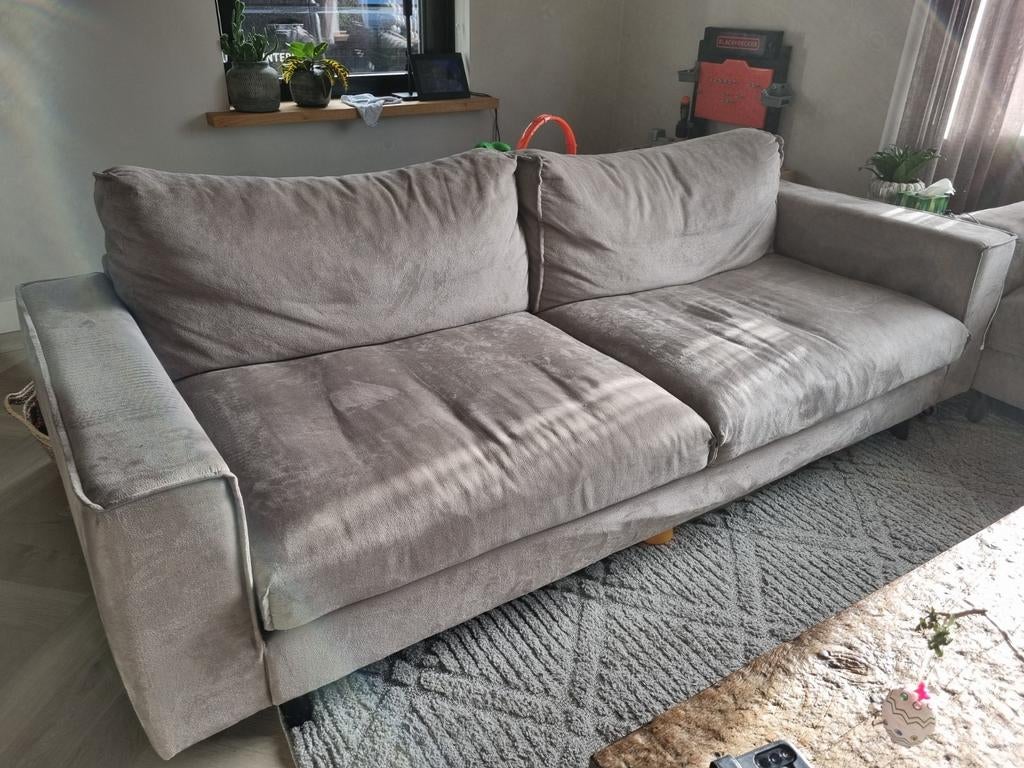 Jonas 3,5-zits bank van Goossens, Ophalen, Gebruikt, Driepersoons, 75 tot 100 cm