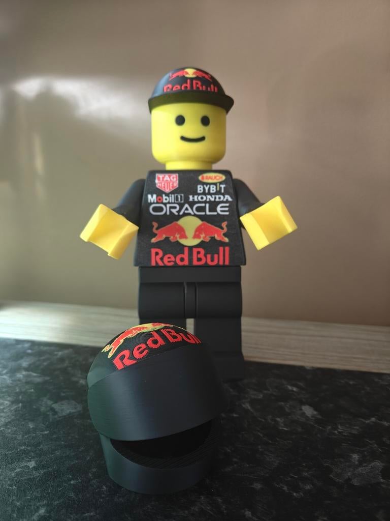 Legopop max verstappen 20 cm, Ophalen of Verzenden, Zo goed als nieuw, Formule 1