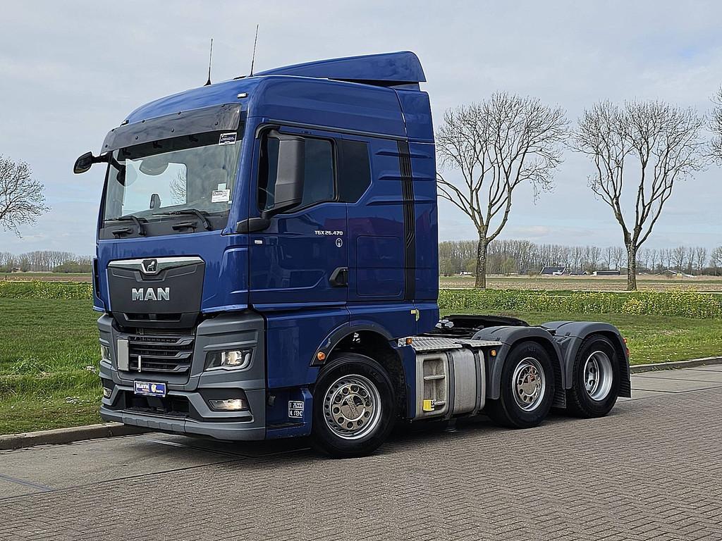 M.A.N. 26.470 TGX tg3 gm 6x2/2 bls, Automaat, Euro 6, Stoelverwarming, Blauw