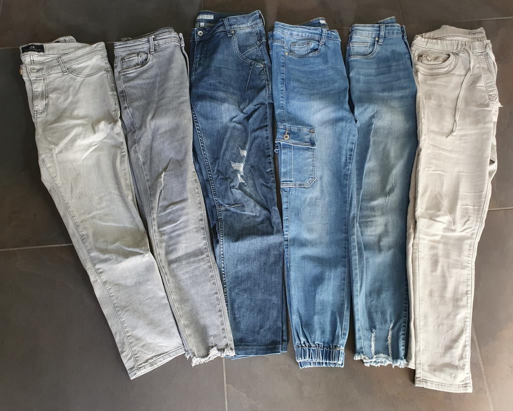 Damesjeans mt 38-40 (6 stuks)merken zgan, Kleding | Dames, Spijkerbroeken en Jeans, Ophalen of Verzenden, Zo goed als nieuw, Blauw
