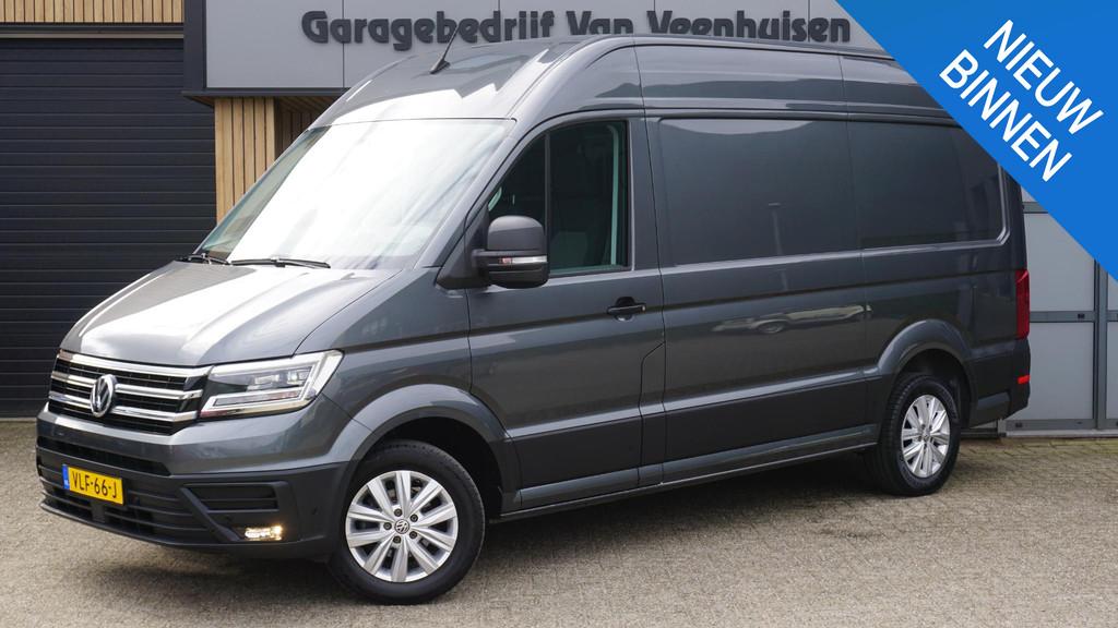 Volkswagen Crafter 35 2.0 TDI 140pk DSG Highline 3-Zits L3H3, Stof, Gebruikt, 4 cilinders, Volkswagen