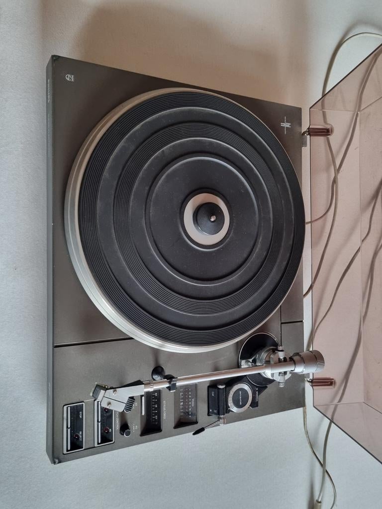 Philips 877 Direct Control Platenspeler, Audio, Tv en Foto, Platenspelers, Gebruikt, Platenspeler, Philips, Pitch-regelaar, Ophalen