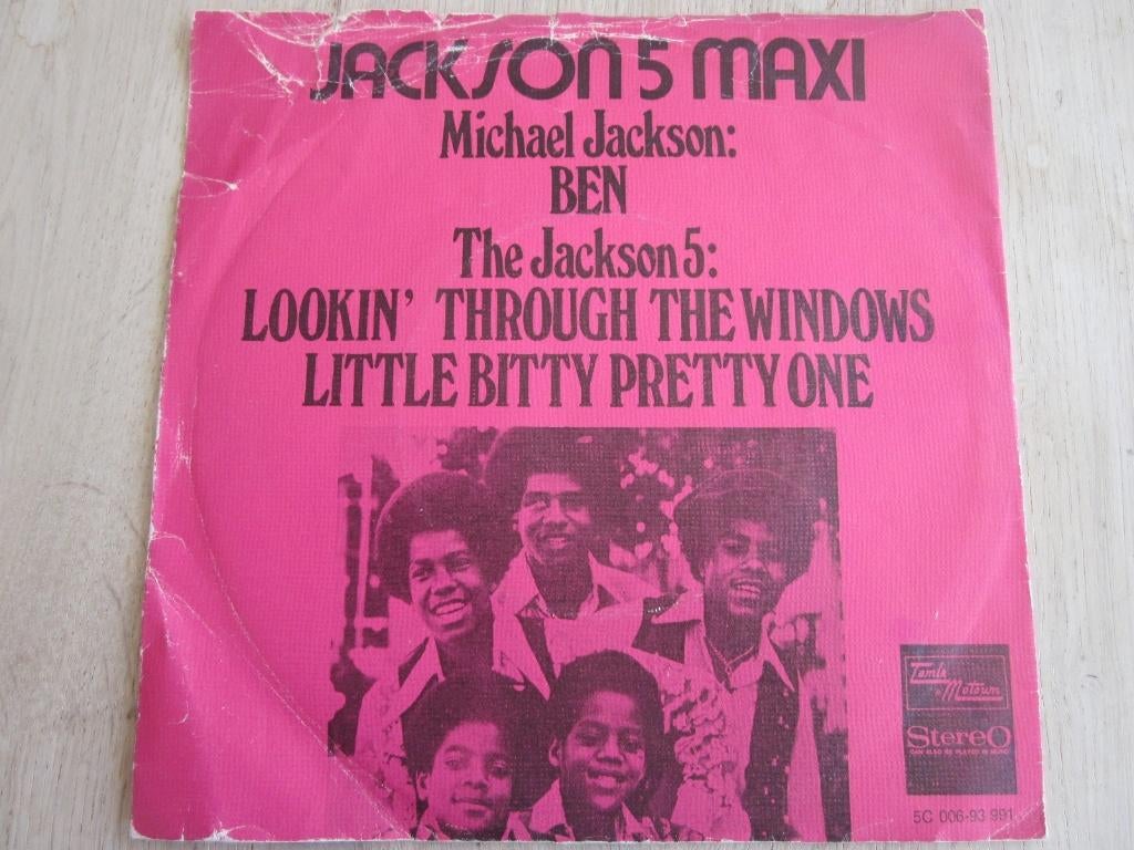 Jackson 5 / Michael Jackson - Ben / Lookin' through, Cd's en Dvd's, Vinyl Singles, Verzenden, 7 inch, Single, Zo goed als nieuw